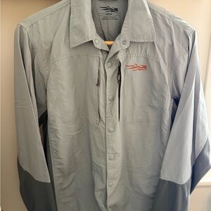 Sitka Men's Lightweight Scouting long sleeve button up Shirt Jacket